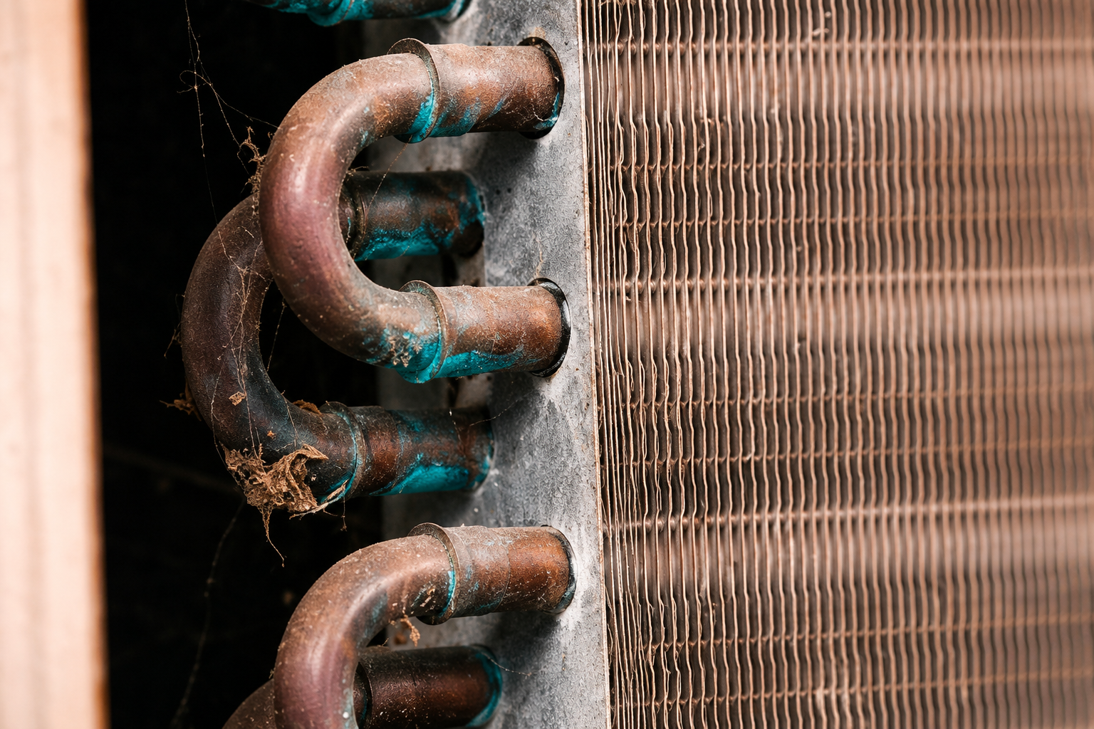 Underground AC Copper Pipe Installation